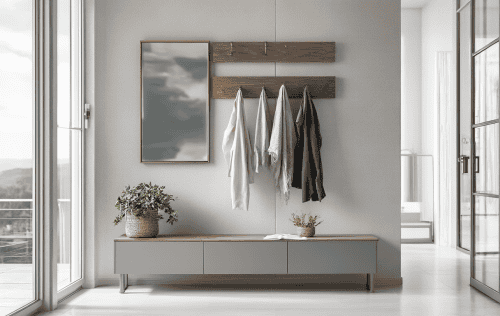 Wandgarderobe mit Spiegel: Funktionalität oder Platzfang?